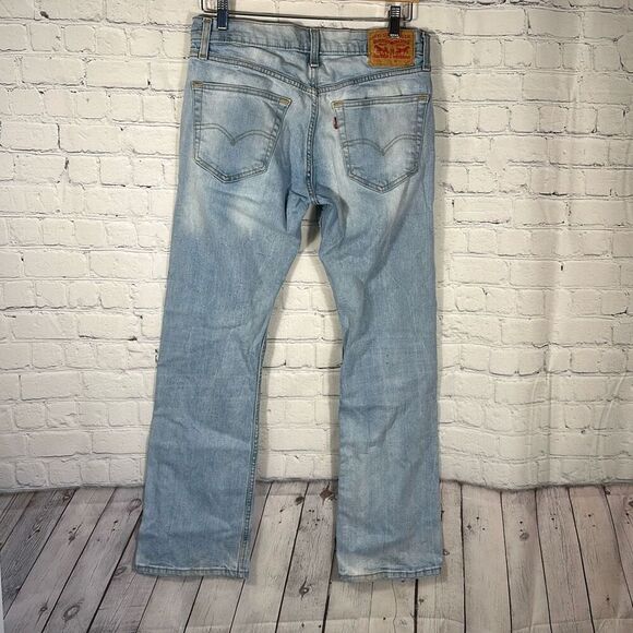 Levi’s 527 Men’s Low Boot Cut Jeans size W30 x L31 Light Wash - Picture 7 of 11